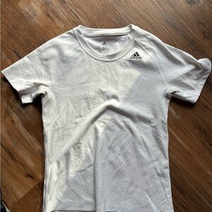Adidas Women's White Short Sleeve Tee